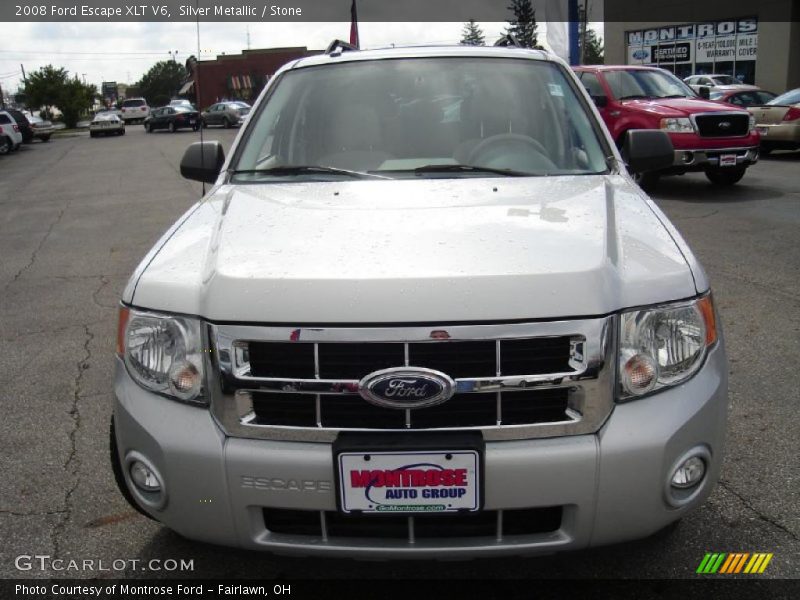 Silver Metallic / Stone 2008 Ford Escape XLT V6