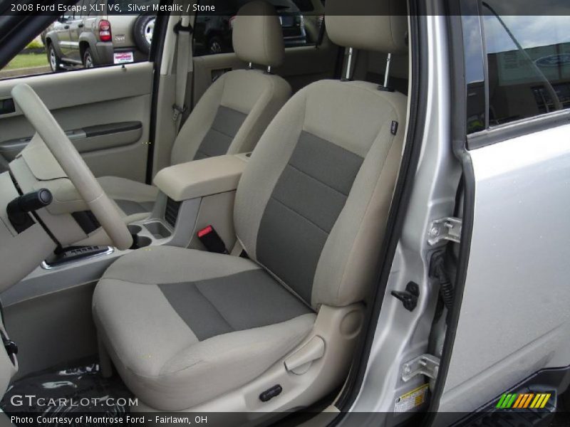 Silver Metallic / Stone 2008 Ford Escape XLT V6
