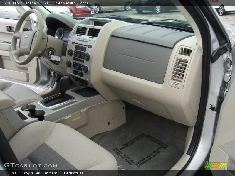 Silver Metallic / Stone 2008 Ford Escape XLT V6