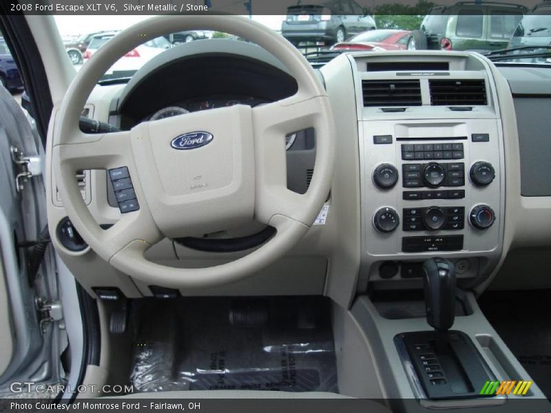 Silver Metallic / Stone 2008 Ford Escape XLT V6