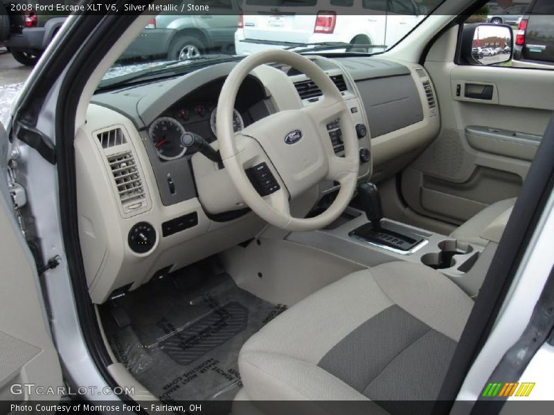 Silver Metallic / Stone 2008 Ford Escape XLT V6