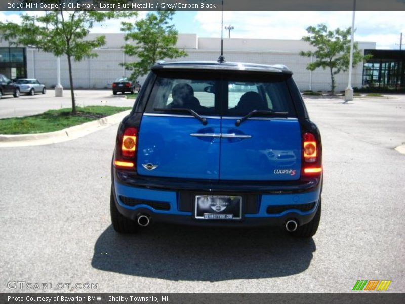 Laser Blue Metallic / Grey/Carbon Black 2010 Mini Cooper S Clubman