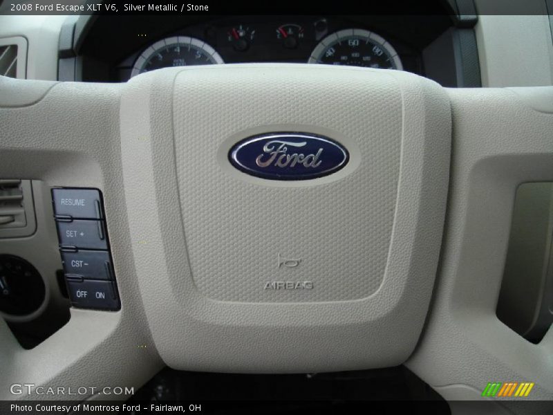 Silver Metallic / Stone 2008 Ford Escape XLT V6