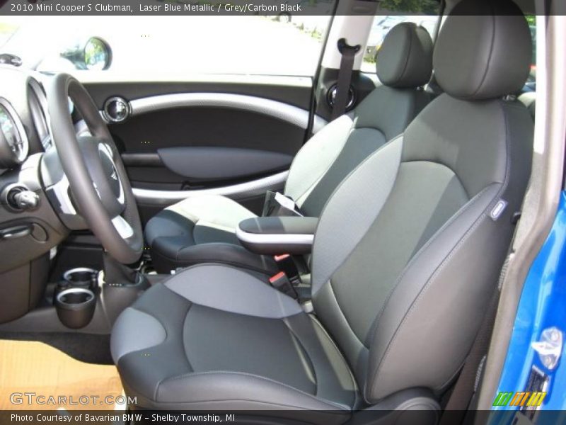 Laser Blue Metallic / Grey/Carbon Black 2010 Mini Cooper S Clubman