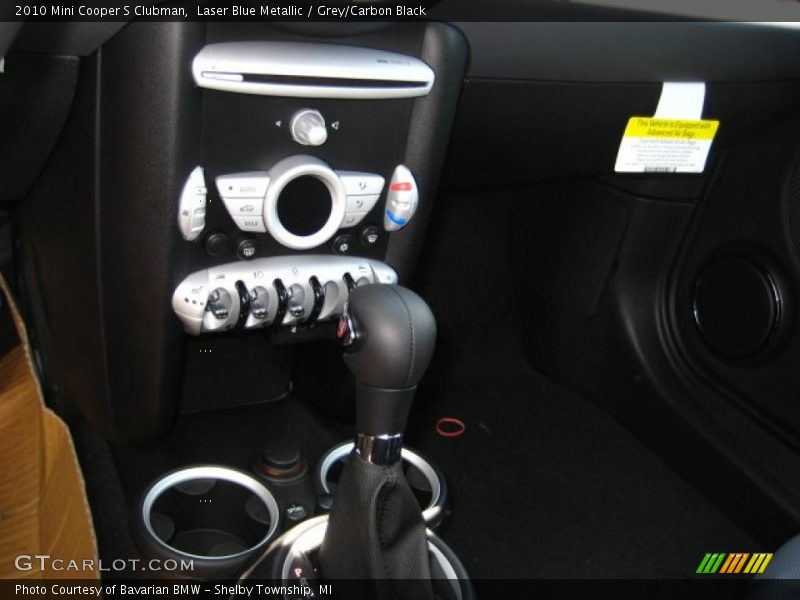 Laser Blue Metallic / Grey/Carbon Black 2010 Mini Cooper S Clubman