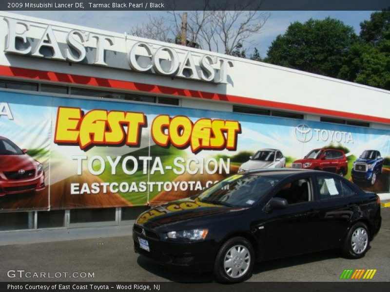 Tarmac Black Pearl / Black 2009 Mitsubishi Lancer DE