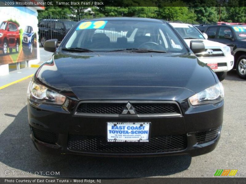 Tarmac Black Pearl / Black 2009 Mitsubishi Lancer DE