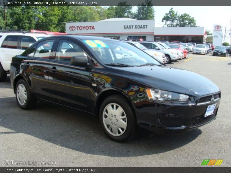 Tarmac Black Pearl / Black 2009 Mitsubishi Lancer DE