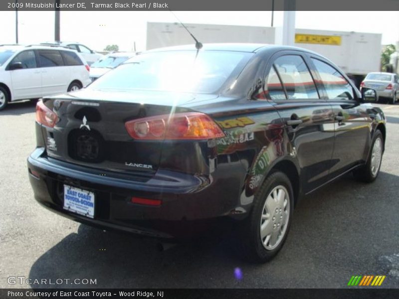 Tarmac Black Pearl / Black 2009 Mitsubishi Lancer DE