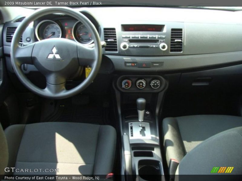 Tarmac Black Pearl / Black 2009 Mitsubishi Lancer DE
