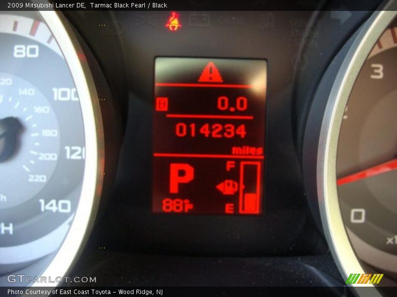 Tarmac Black Pearl / Black 2009 Mitsubishi Lancer DE