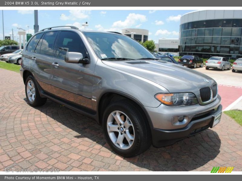 Sterling Grey Metallic / Grey 2004 BMW X5 3.0i