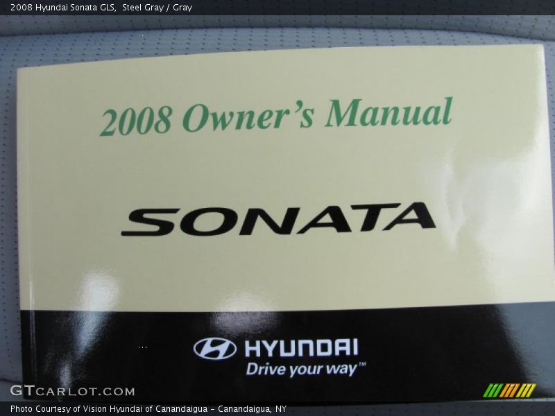Steel Gray / Gray 2008 Hyundai Sonata GLS