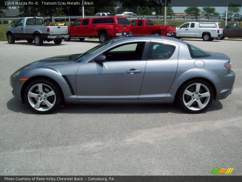 Titanium Gray Metallic / Black 2004 Mazda RX-8