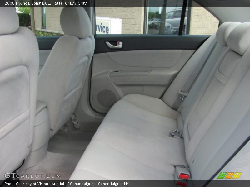 Steel Gray / Gray 2008 Hyundai Sonata GLS