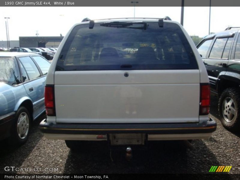 White / Blue 1993 GMC Jimmy SLE 4x4