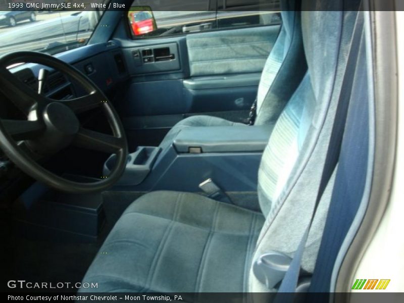 White / Blue 1993 GMC Jimmy SLE 4x4