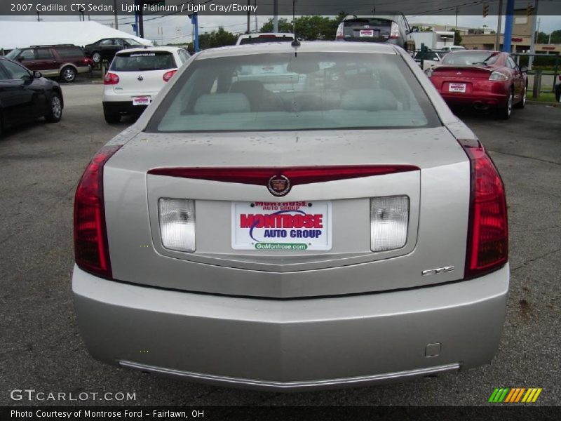 Light Platinum / Light Gray/Ebony 2007 Cadillac CTS Sedan