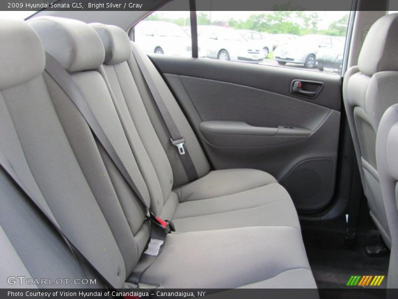 Bright Silver / Gray 2009 Hyundai Sonata GLS