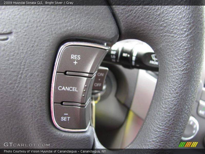 Bright Silver / Gray 2009 Hyundai Sonata GLS