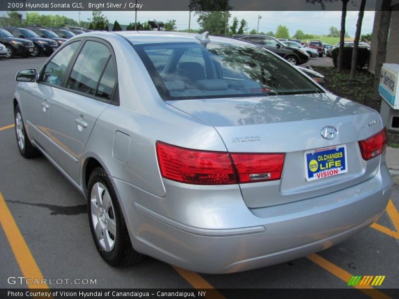 Bright Silver / Gray 2009 Hyundai Sonata GLS