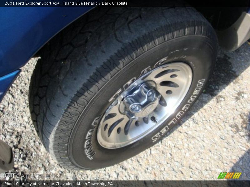 Island Blue Metallic / Dark Graphite 2001 Ford Explorer Sport 4x4
