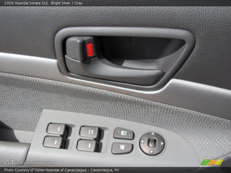 Bright Silver / Gray 2009 Hyundai Sonata GLS