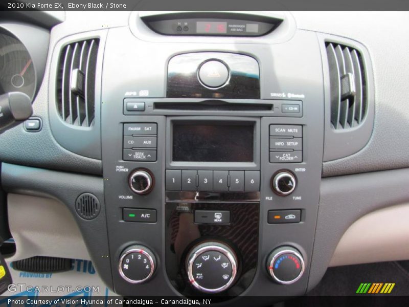 Ebony Black / Stone 2010 Kia Forte EX