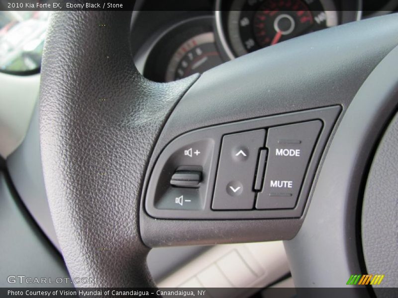 Ebony Black / Stone 2010 Kia Forte EX