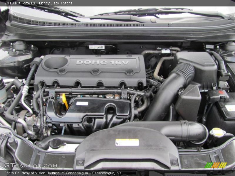 Ebony Black / Stone 2010 Kia Forte EX