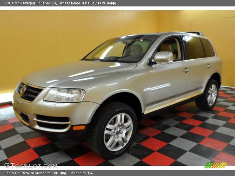 Wheat Beige Metallic / Pure Beige 2004 Volkswagen Touareg V8