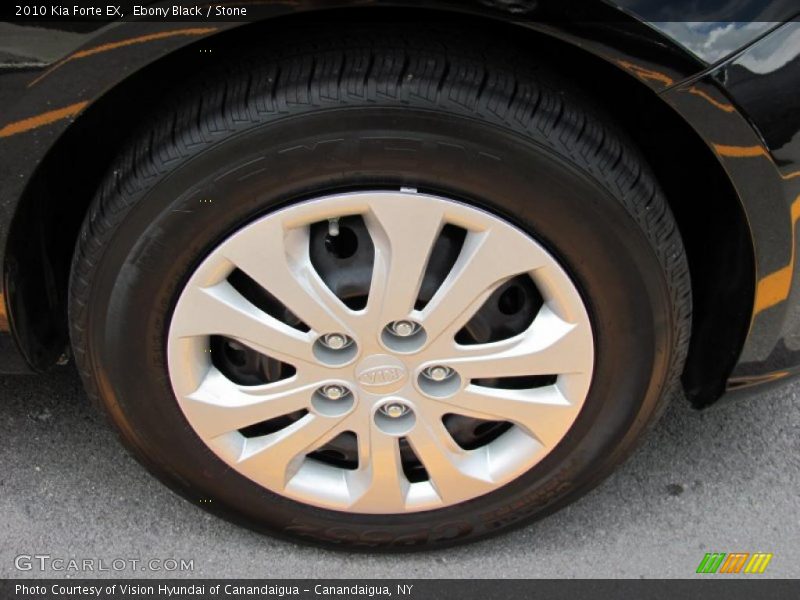 Ebony Black / Stone 2010 Kia Forte EX