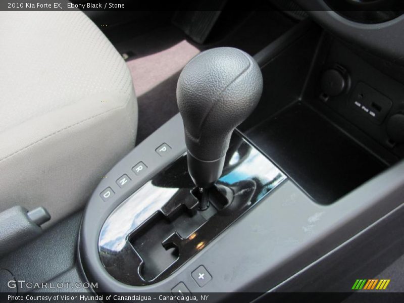 Ebony Black / Stone 2010 Kia Forte EX