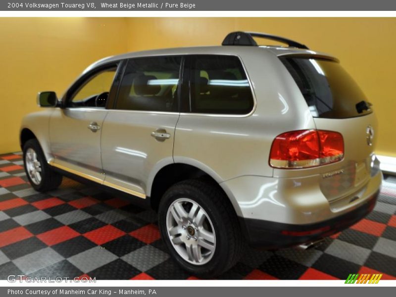 Wheat Beige Metallic / Pure Beige 2004 Volkswagen Touareg V8