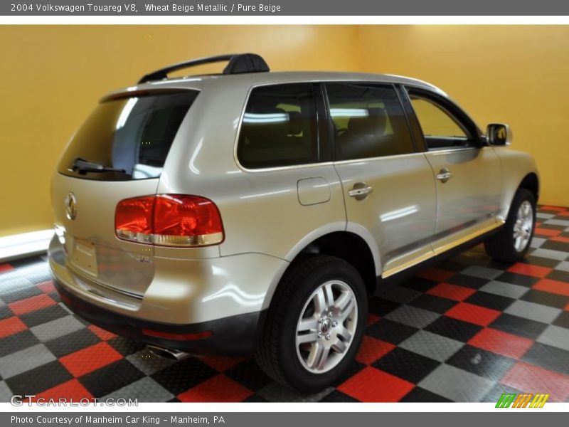 Wheat Beige Metallic / Pure Beige 2004 Volkswagen Touareg V8