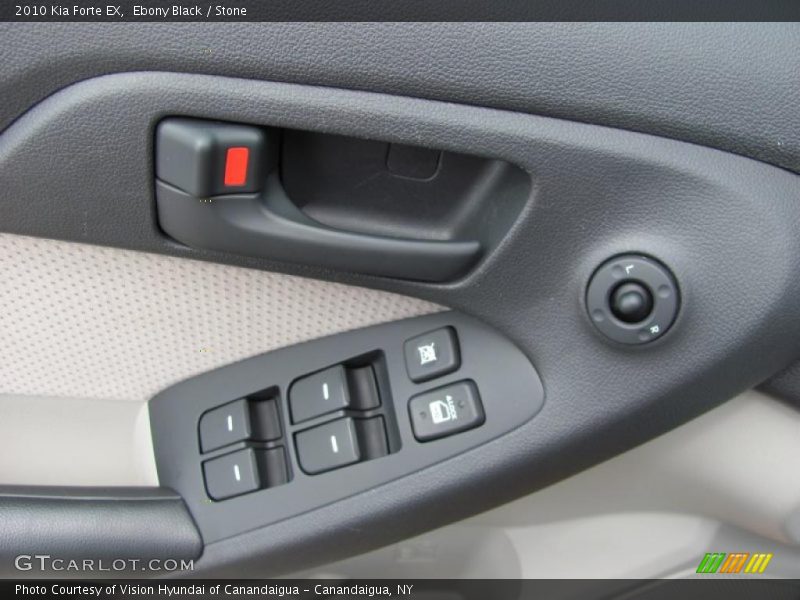 Ebony Black / Stone 2010 Kia Forte EX
