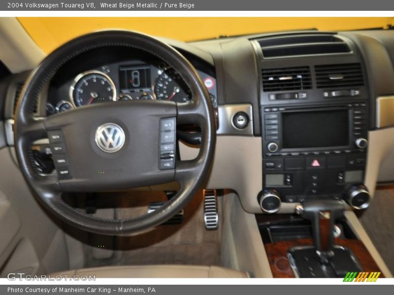 Wheat Beige Metallic / Pure Beige 2004 Volkswagen Touareg V8