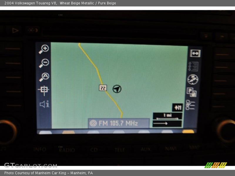 Wheat Beige Metallic / Pure Beige 2004 Volkswagen Touareg V8
