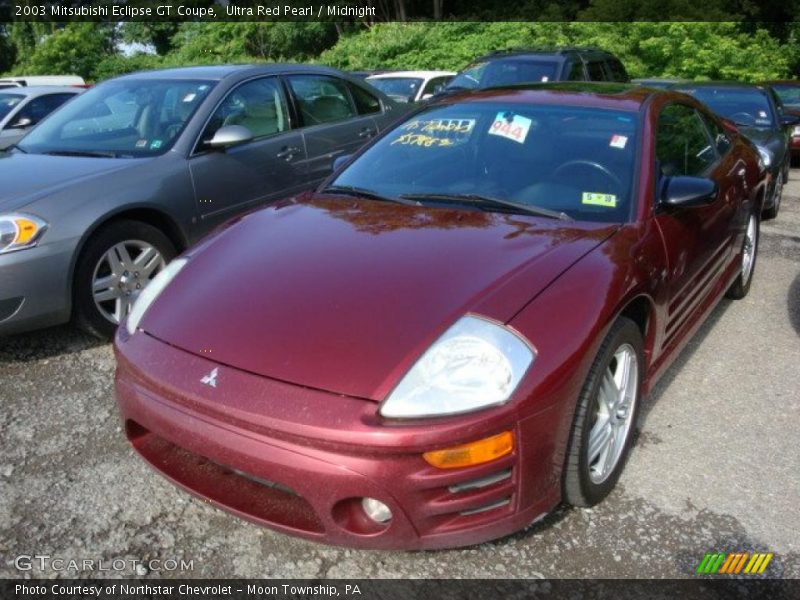 Ultra Red Pearl / Midnight 2003 Mitsubishi Eclipse GT Coupe