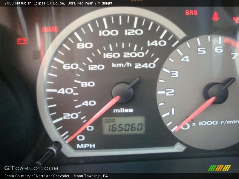 Ultra Red Pearl / Midnight 2003 Mitsubishi Eclipse GT Coupe