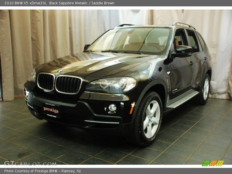 Black Sapphire Metallic / Saddle Brown 2010 BMW X5 xDrive30i