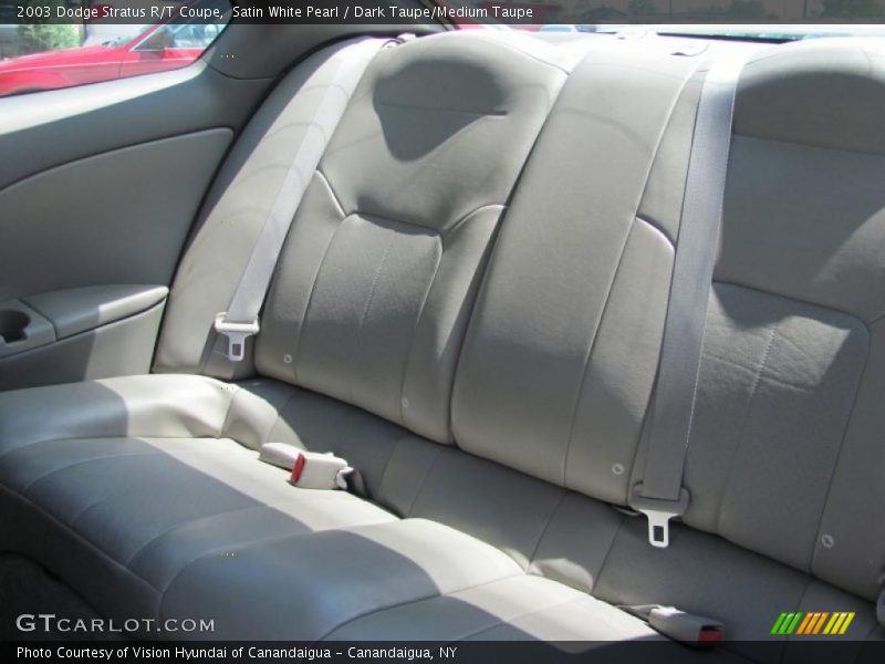 Satin White Pearl / Dark Taupe/Medium Taupe 2003 Dodge Stratus R/T Coupe