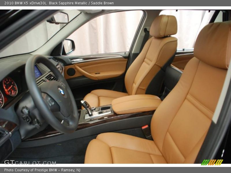 Black Sapphire Metallic / Saddle Brown 2010 BMW X5 xDrive30i