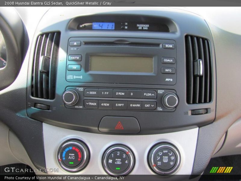 QuickSilver Metallic / Gray 2008 Hyundai Elantra GLS Sedan