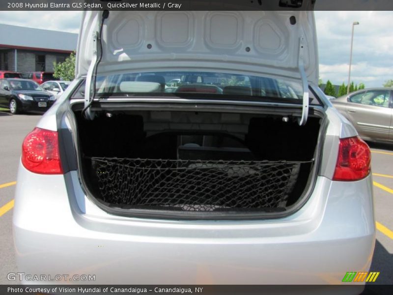 QuickSilver Metallic / Gray 2008 Hyundai Elantra GLS Sedan