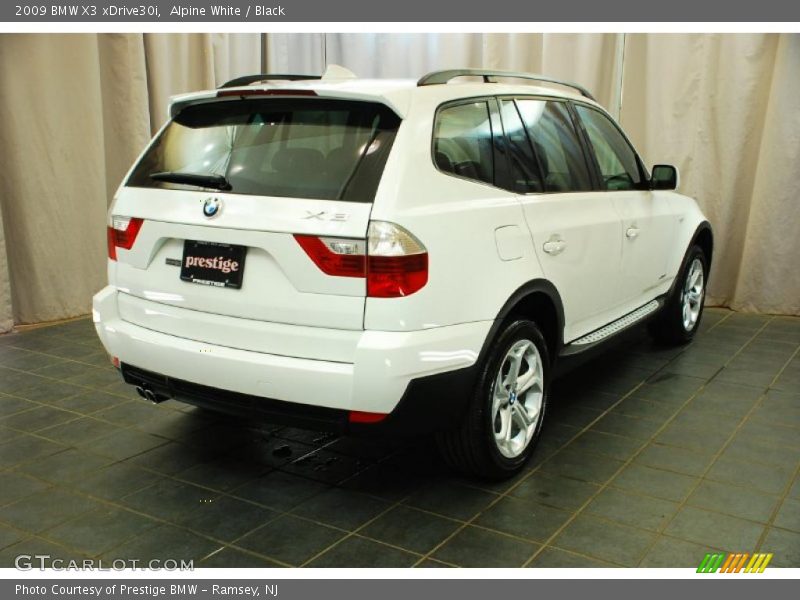 Alpine White / Black 2009 BMW X3 xDrive30i