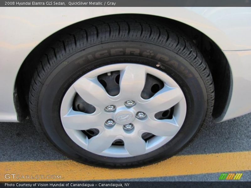 QuickSilver Metallic / Gray 2008 Hyundai Elantra GLS Sedan