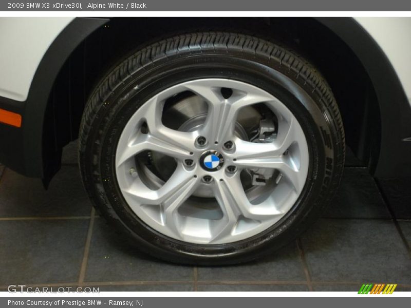 Alpine White / Black 2009 BMW X3 xDrive30i