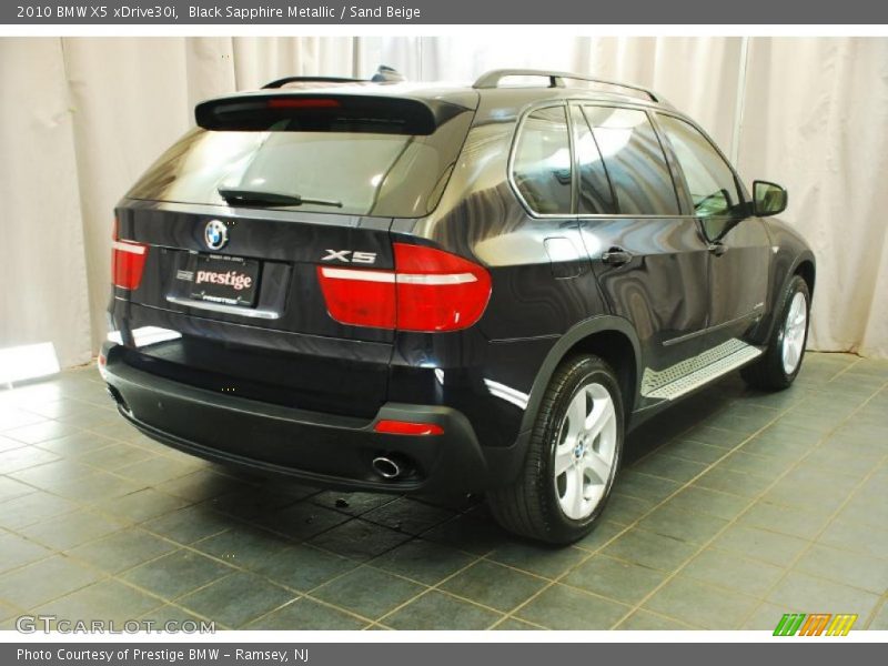 Black Sapphire Metallic / Sand Beige 2010 BMW X5 xDrive30i