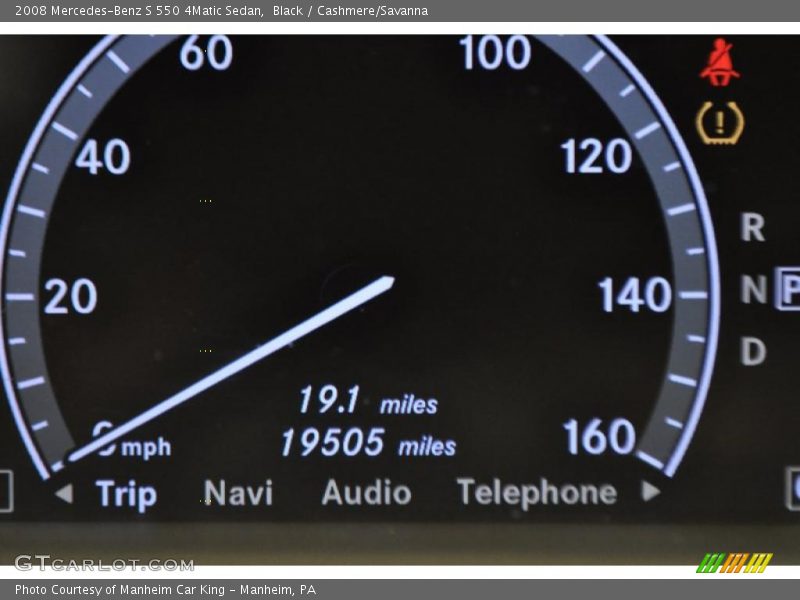 Black / Cashmere/Savanna 2008 Mercedes-Benz S 550 4Matic Sedan